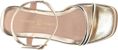Avianna Metallic Gold Platform Sandal