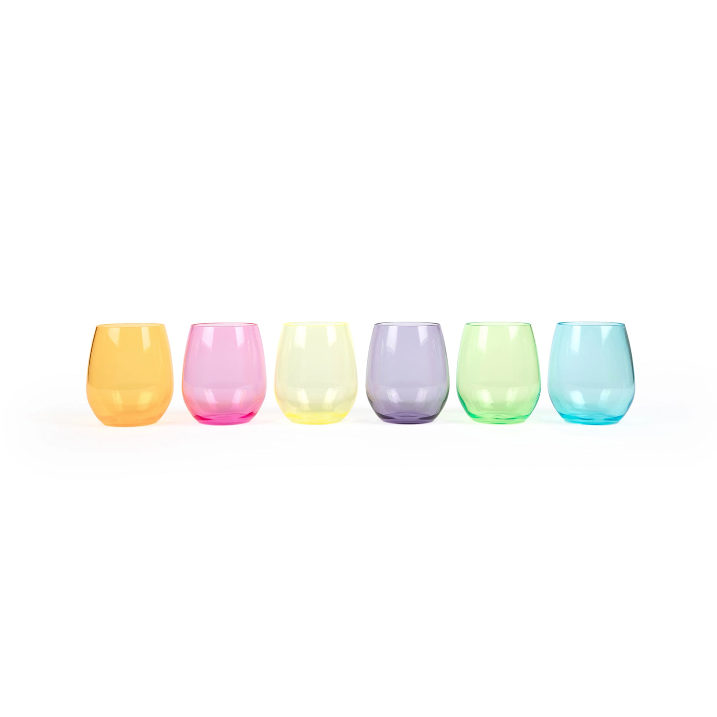 Acrylic Wine Glass- Stemless