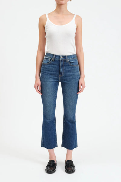 Shy Girl High Rise Crop Flare- Influencer