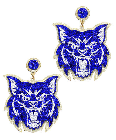 Wildcat Team Earrings