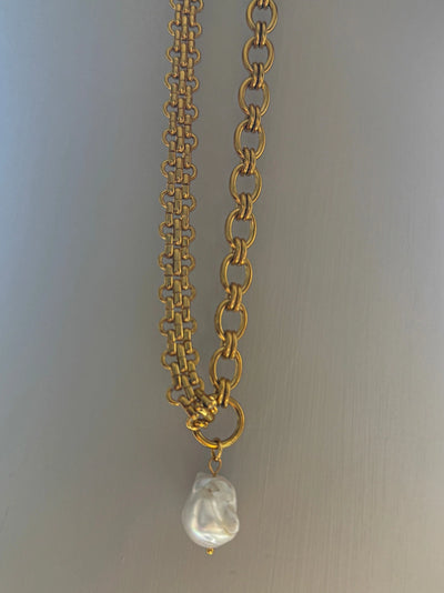 Amber Necklace by ChanSuttPearls