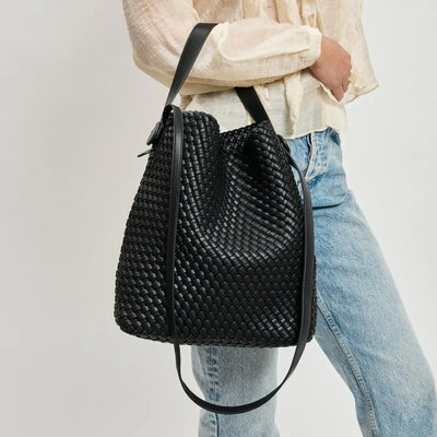 Edith Woven Hobo Bag