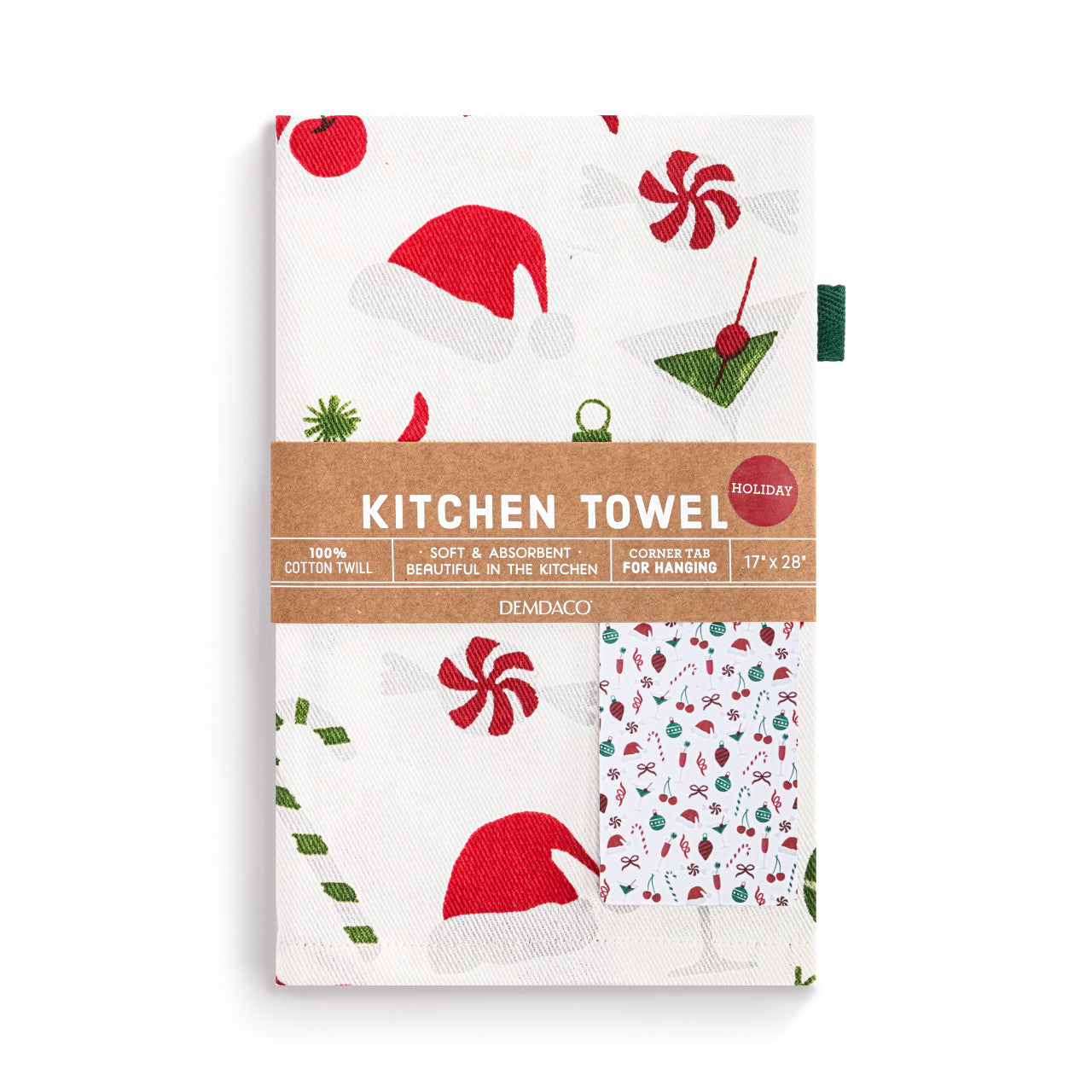 Martini and Peppermint Bar Towel