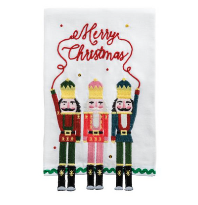 Christmas Dangle Embroidery Towel