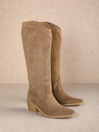 Juliette Suede Brown Boot