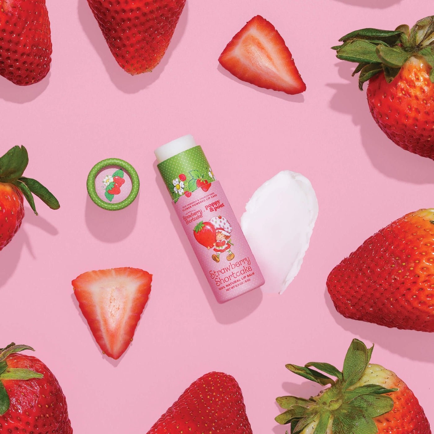 Strawberry Shortcake Lip Balm by Poppy and Pout