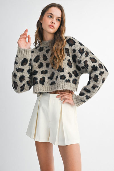 Leopard Print Sweater