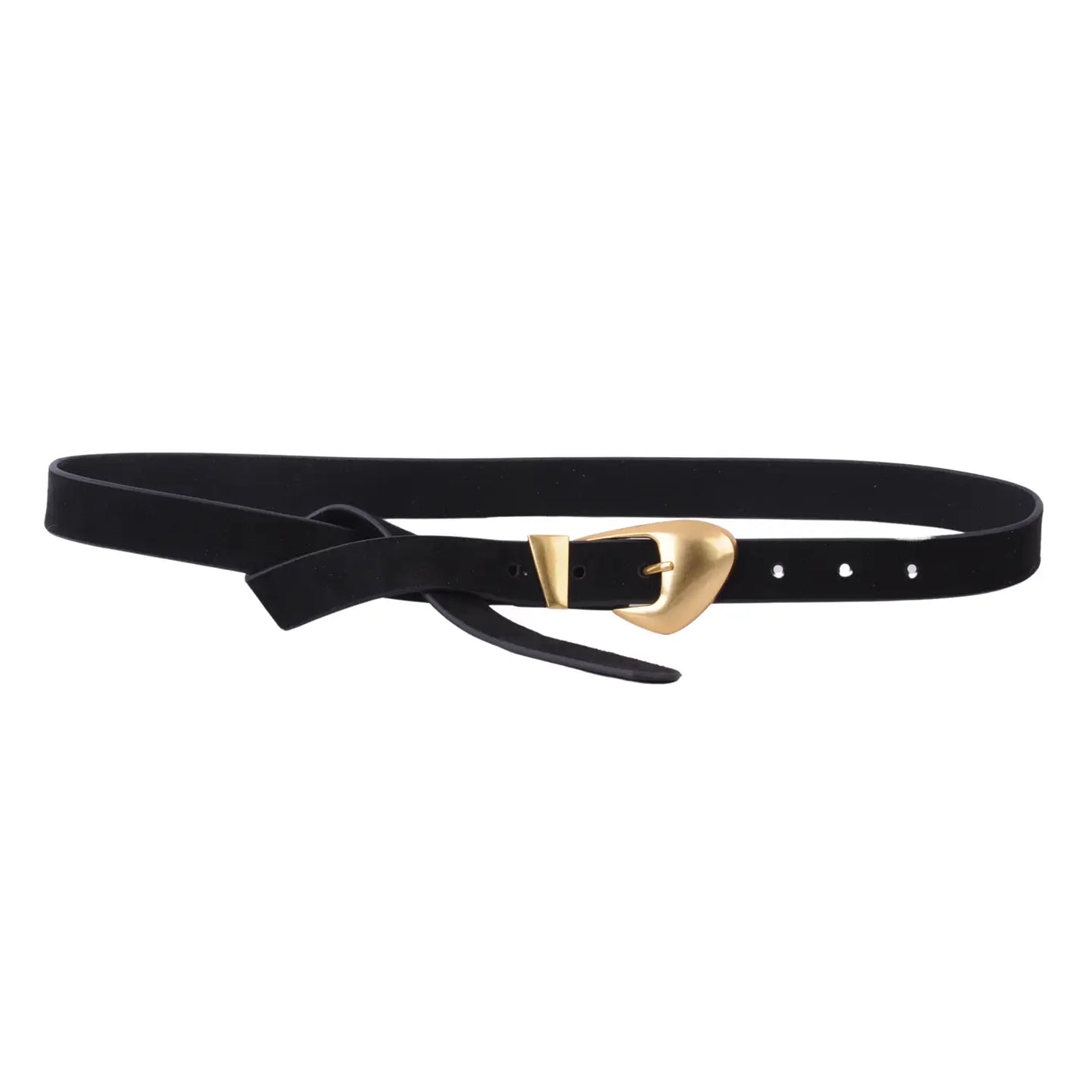 Skinny Suede Belt