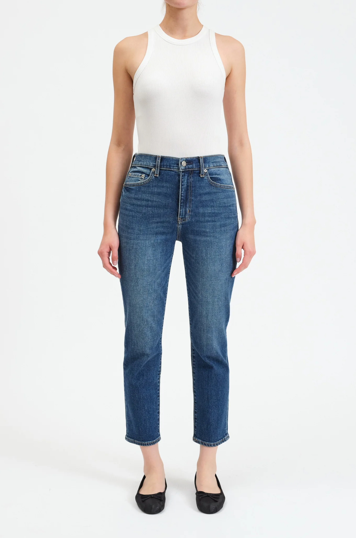 Daily Driver High Rise Skinny Straight Pant- Influencer