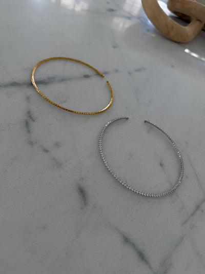 Luxe Tennis Necklace by ChanSuttPearls