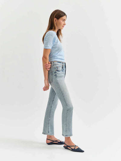 Shy Girl Crop Flare Jean- Miracle