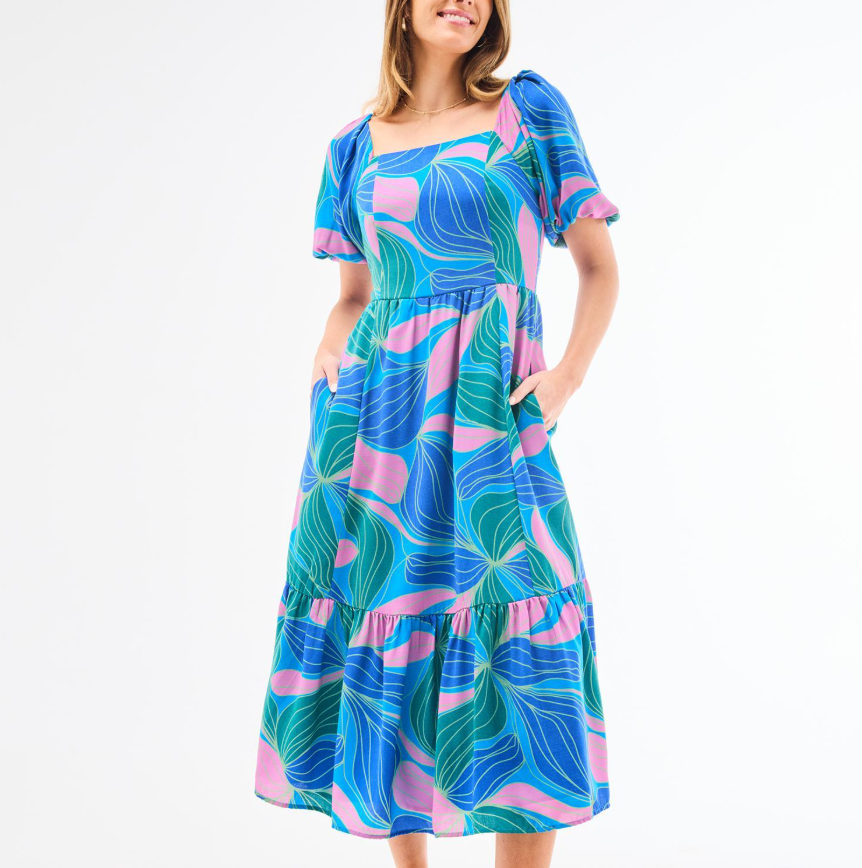 Alexi Glow Over Blue Dress