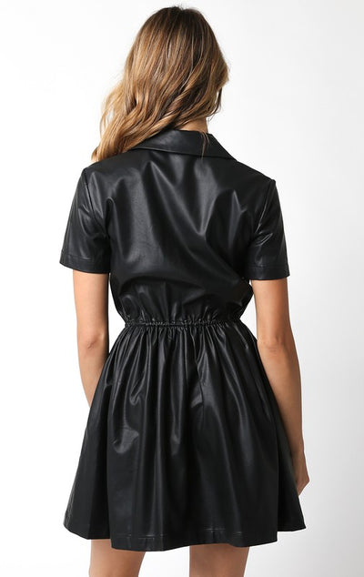 Marjorie Black PU Dress