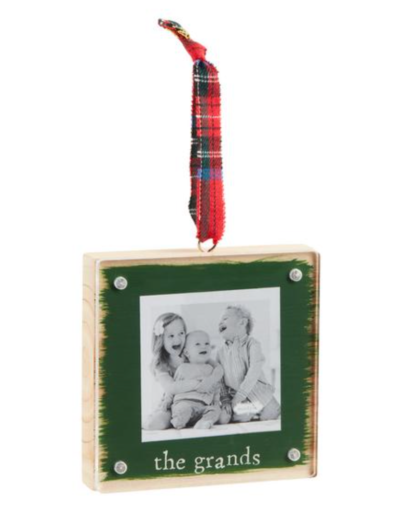 Wood and Acrylic Frame Ornament