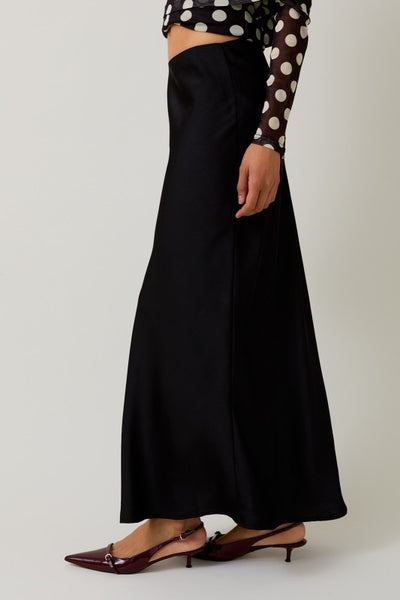 Sunday Edition Satin Maxi Skirt