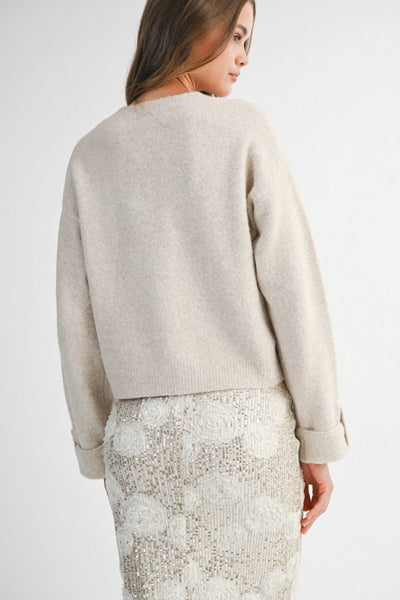 Front Pocket Detail Sweater
