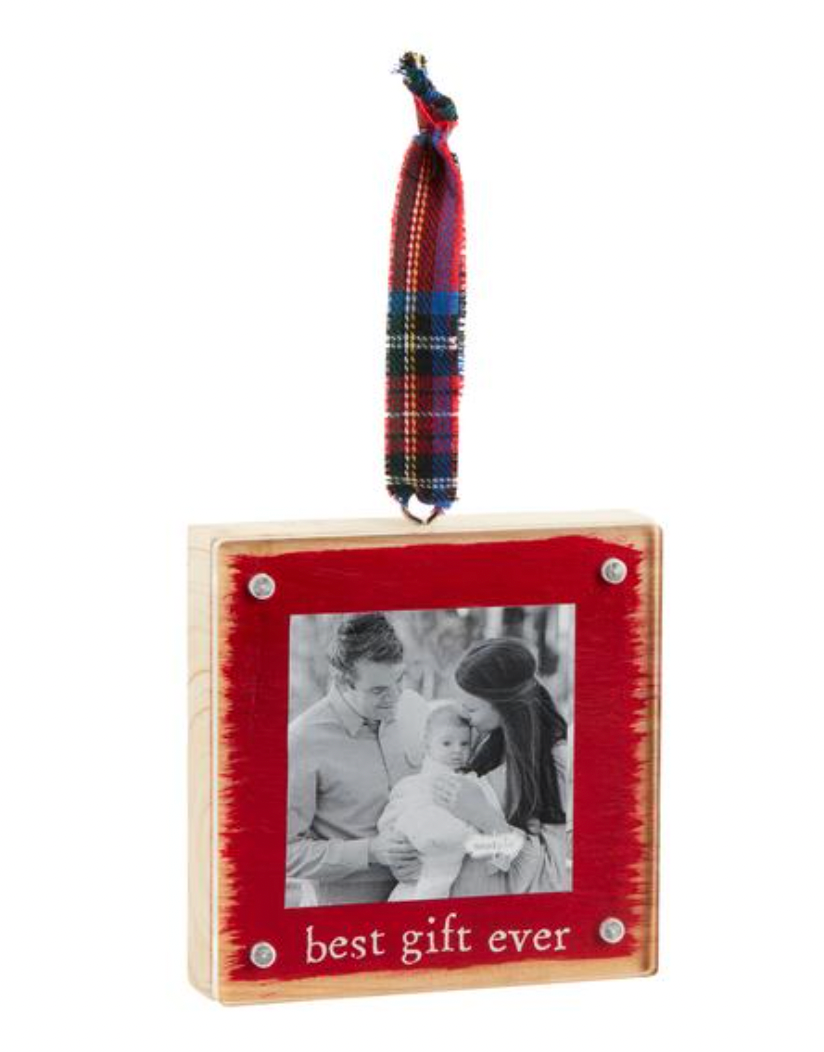 Wood and Acrylic Frame Ornament