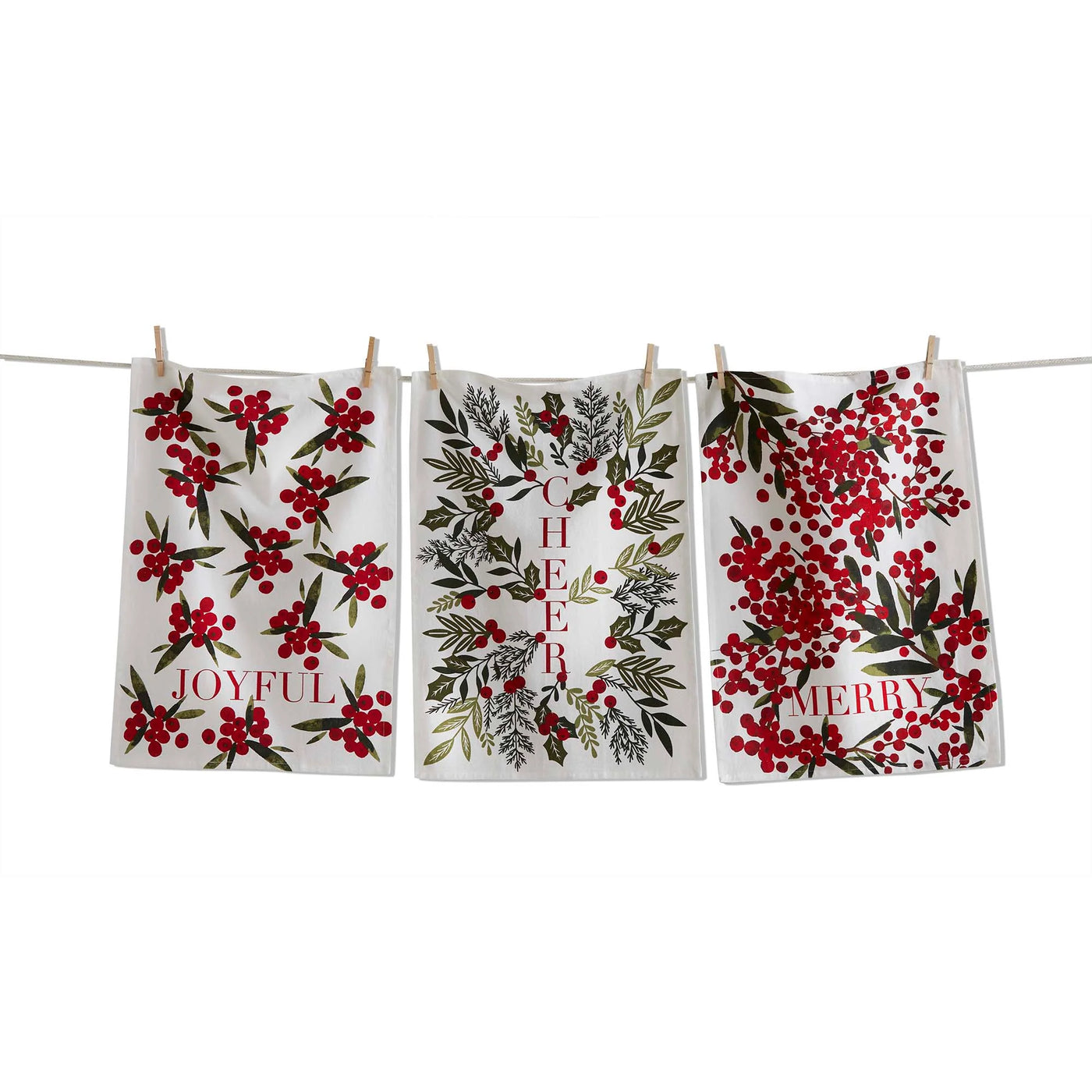 Christmas Sprig Dish Towel