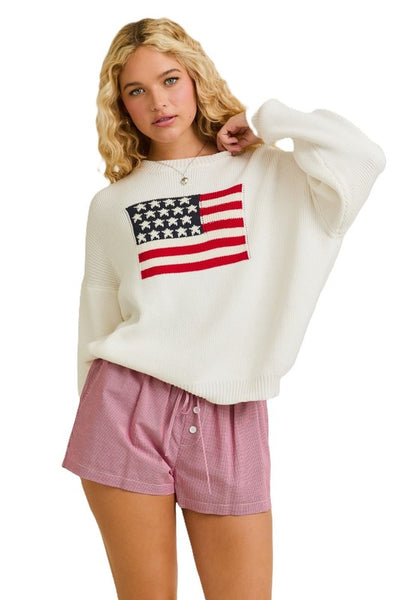All American Flag Sweater