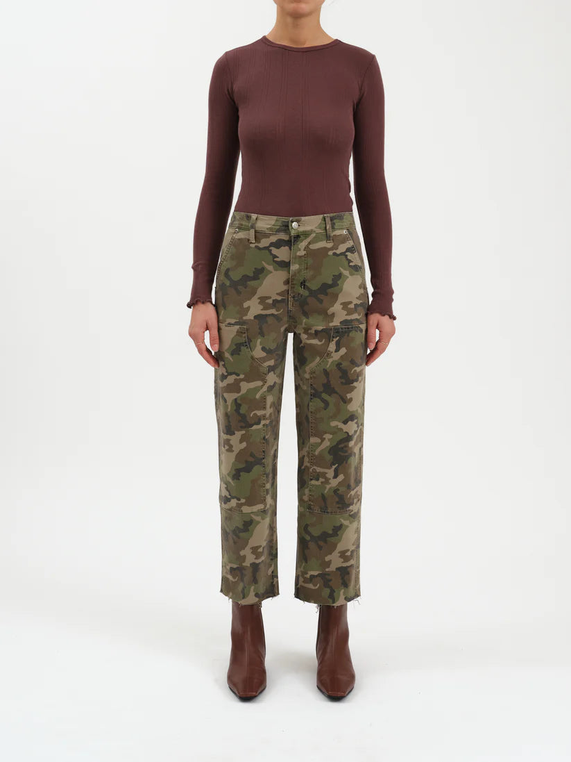 Sundaze High Rise Straight Carpenter Jean- Hideaway