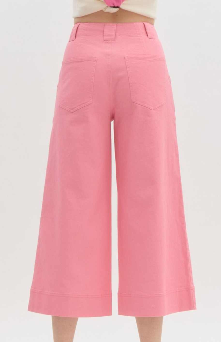 High Waisted Culotte Pants