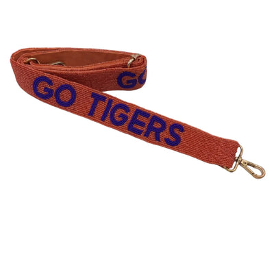 Clemson Tigers Adjustable Beaded Strap