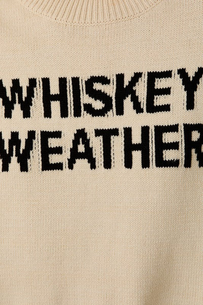 Cream "Whiskey Weather" Sweater
