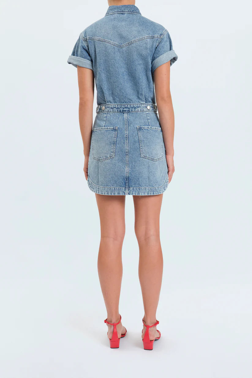 Topanga Denim Dress- Plot Twist