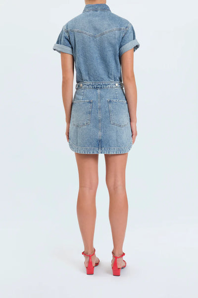Topanga Denim Dress- Plot Twist