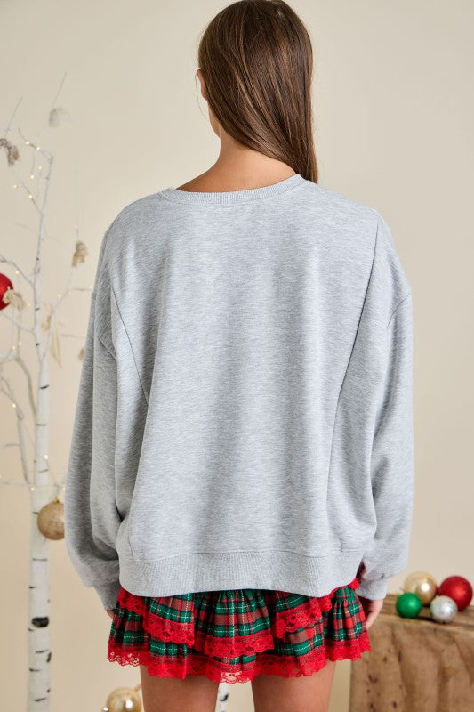 Ho Ho Ho Grey Sweatshirt