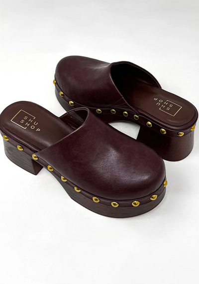 Lily Clog- Wine