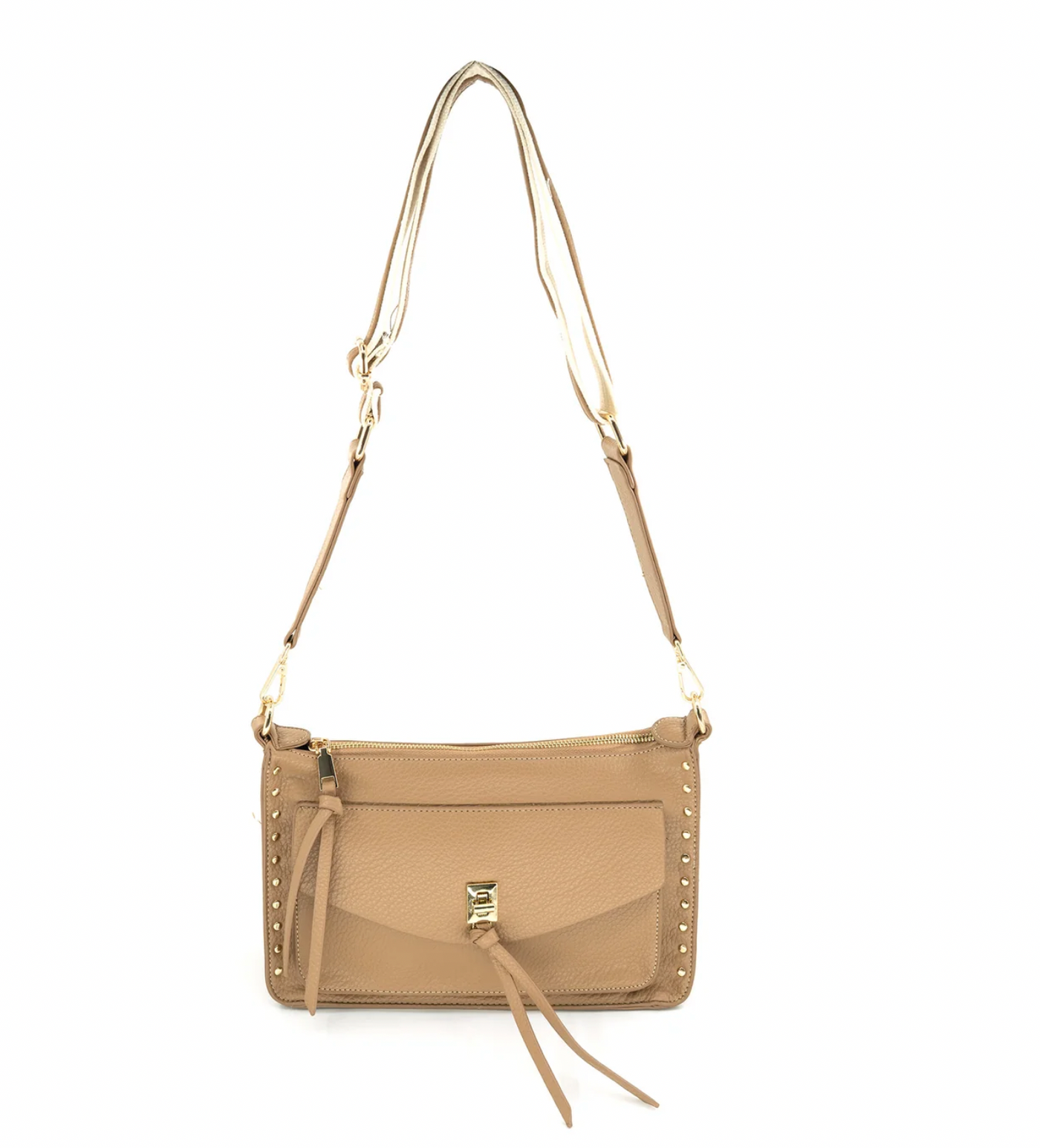 Studded Zipper Purse