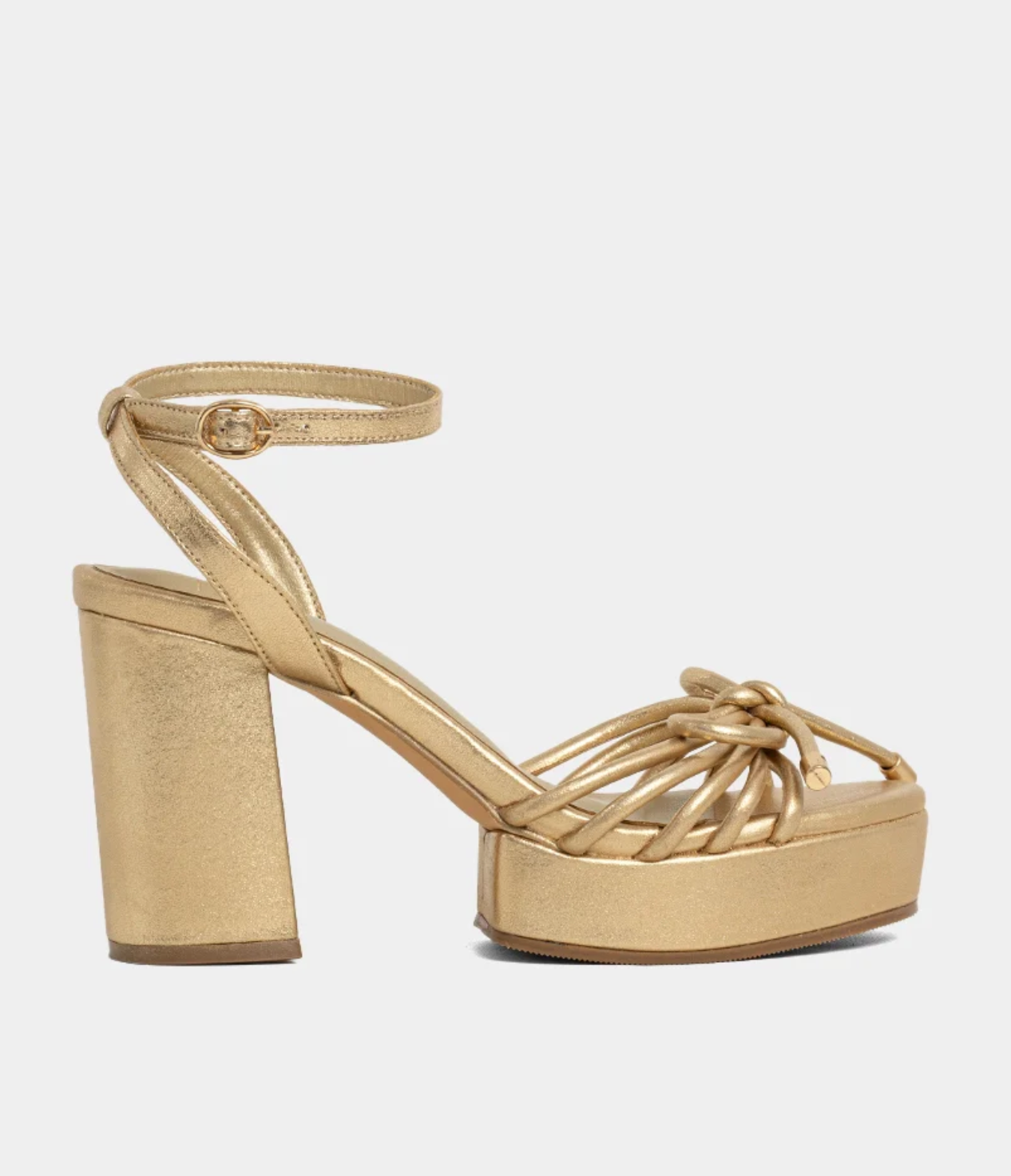 Gold Edith Heel