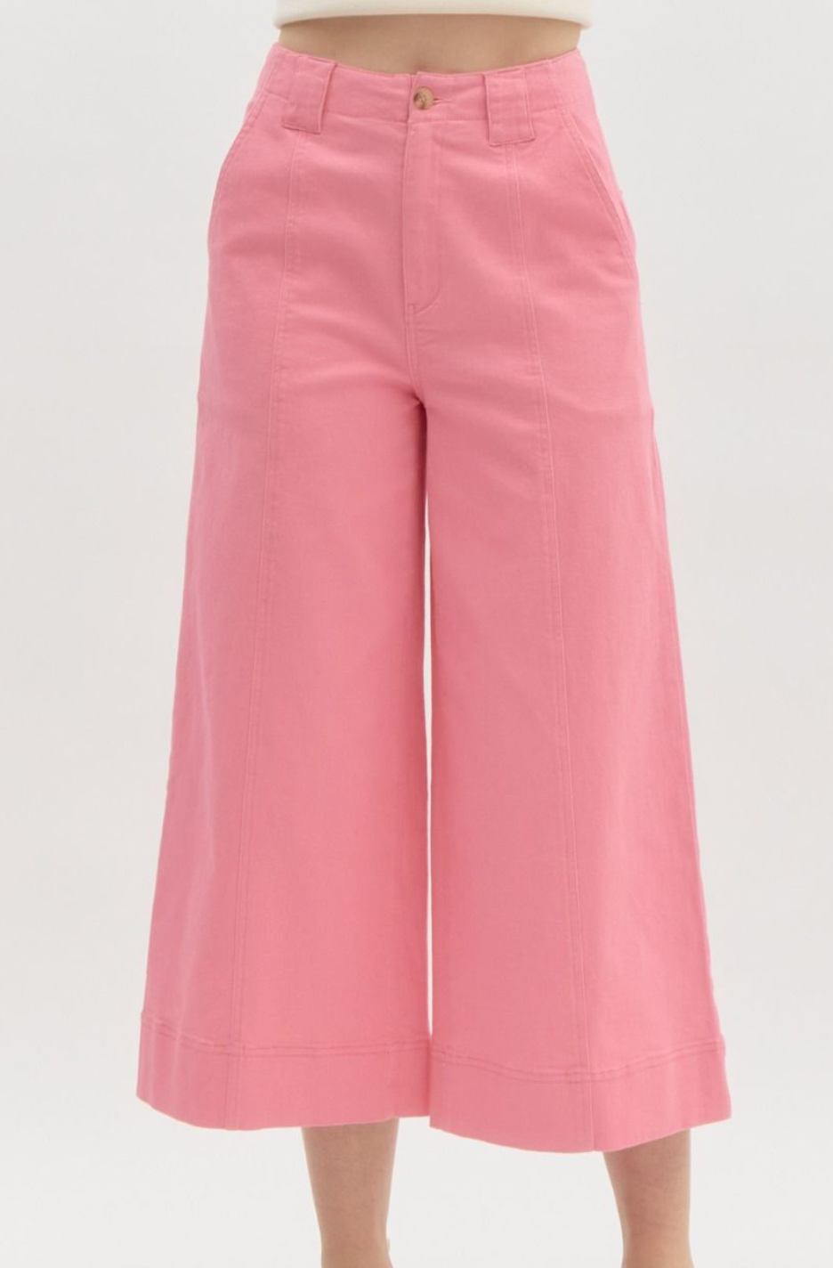 High Waisted Culotte Pants