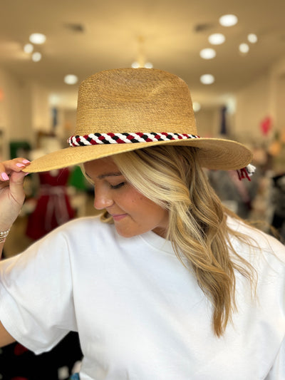 Natural Palm Game Day Hats