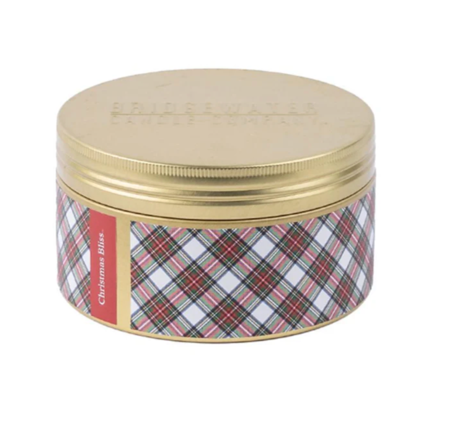 Christmas Bliss 3 Wick Tin Candle