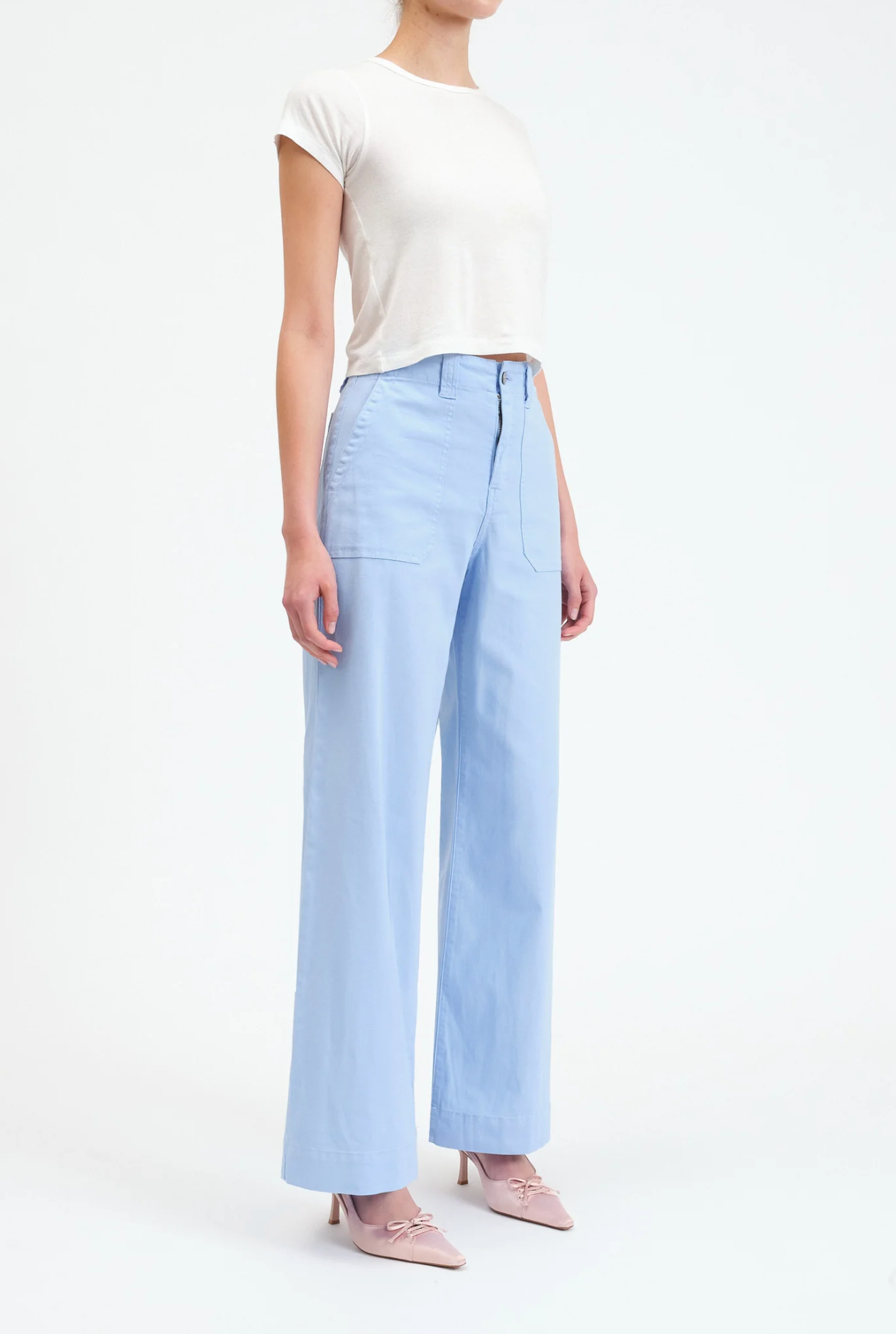 Trooper High Rise Wide Leg Pant- Open Air