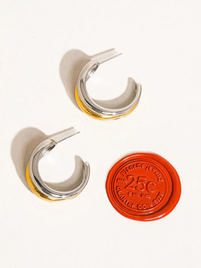 Lazare 18K Non-Tarnish Hoop Earring