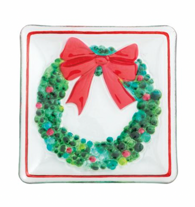 Christmas Glass Plate