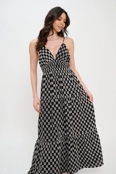 Midinight Weave Maxi Dress