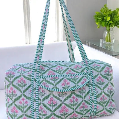 Floral Duffle Bag by Nash Grey