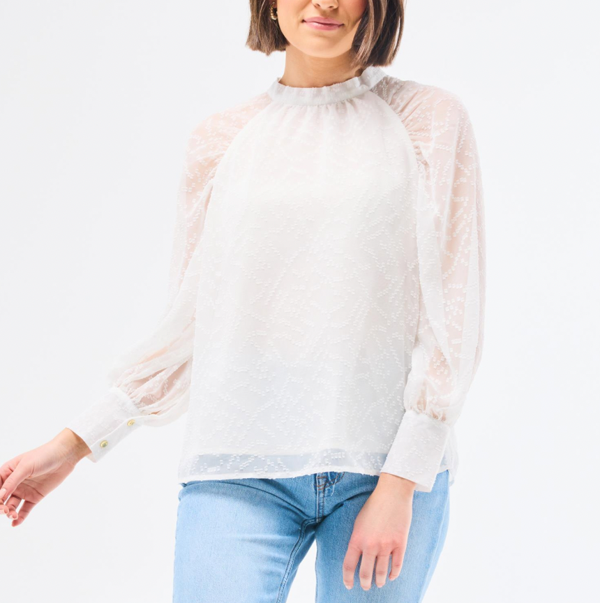 Veronica Marshmallow White Top