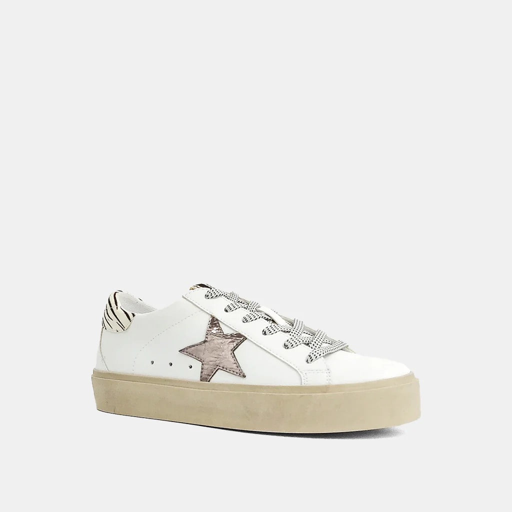 Reba Graphite Crinkle Sneaker-by Shu Shop