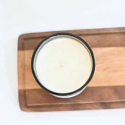 Amber Glass Soy Candle By London James Candle Co
