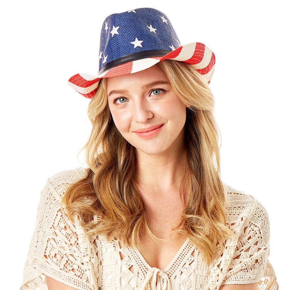 American Flag Fedora Hat