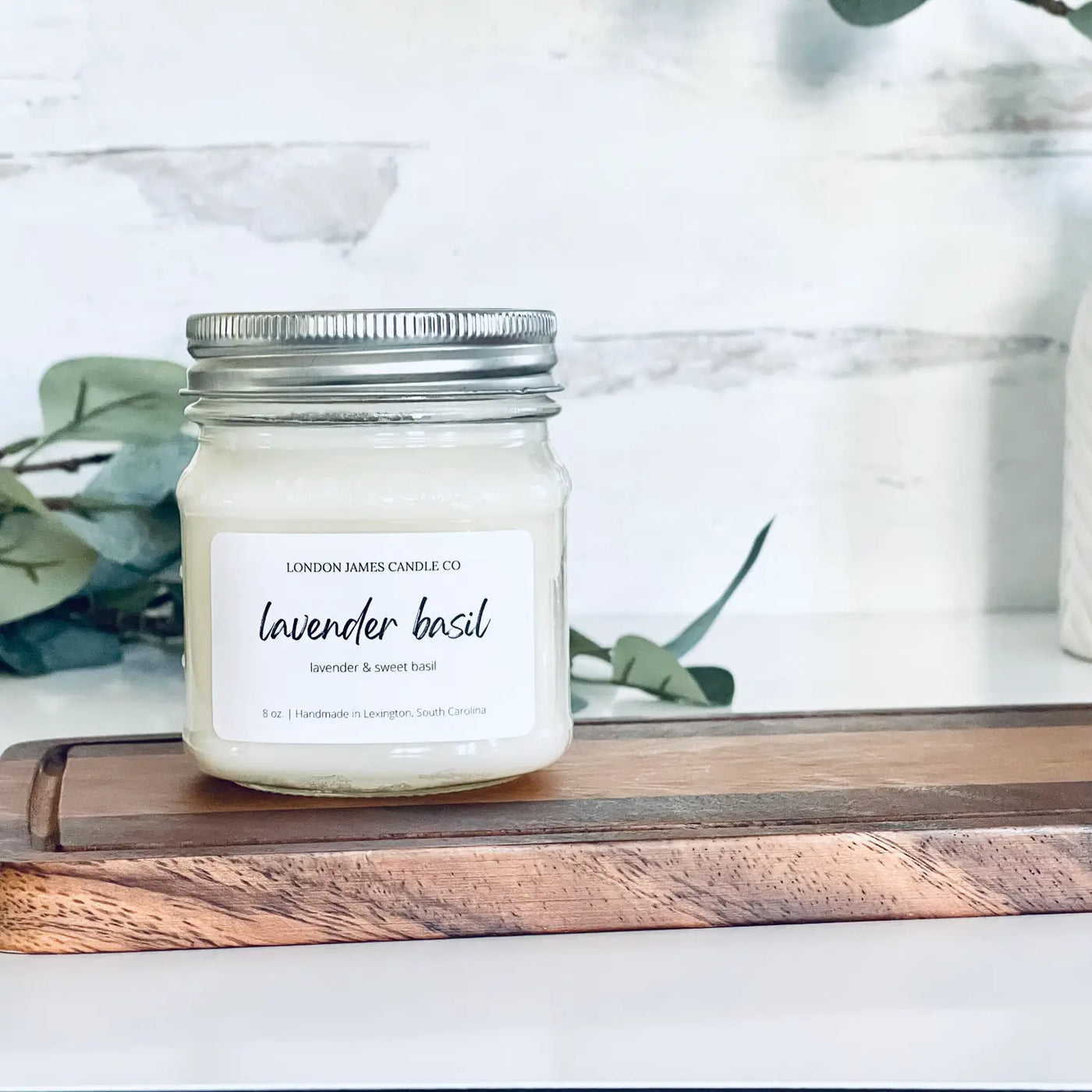 Mason Jar Soy Candle By London James Candle Co.