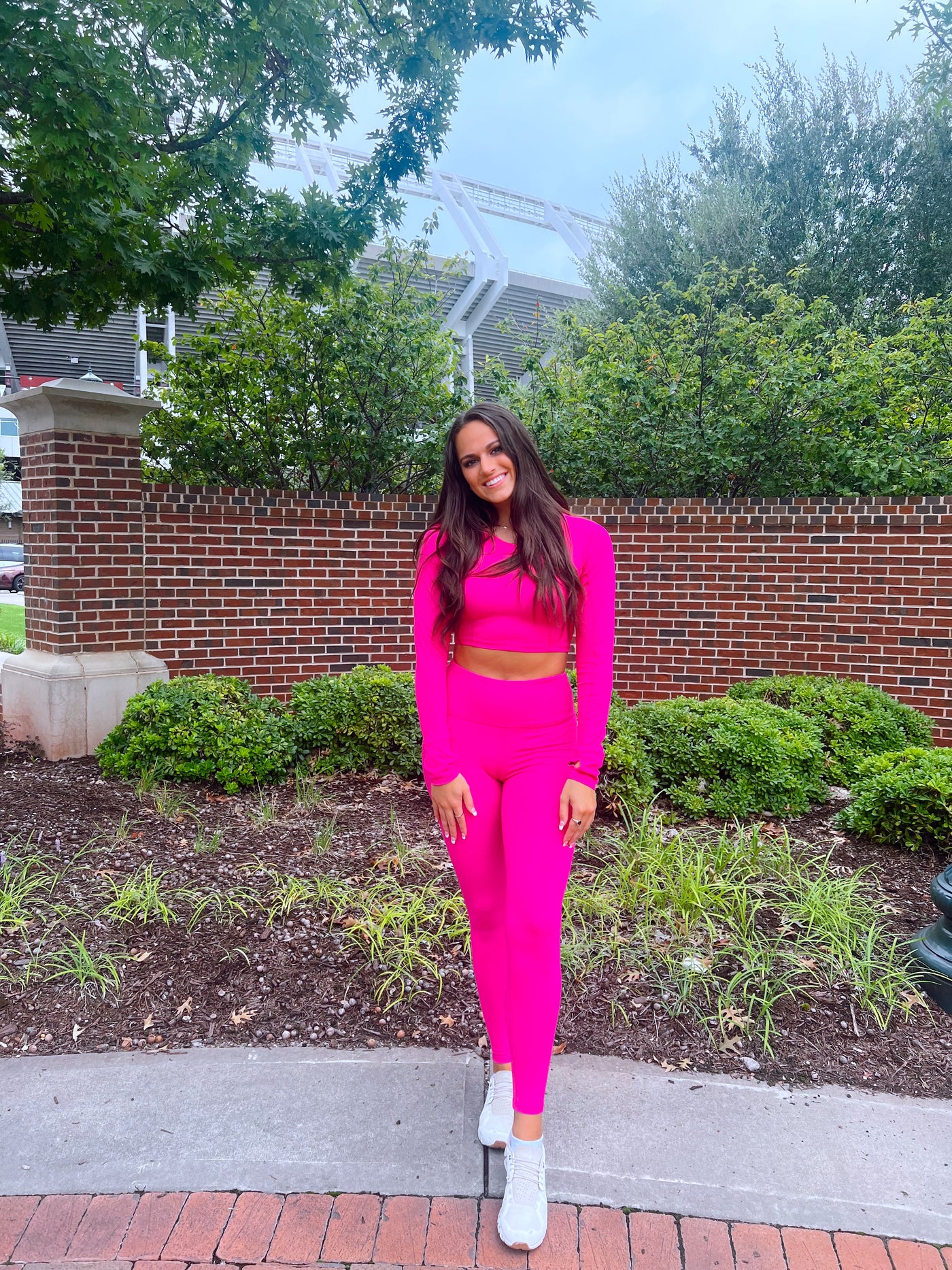 Berry Pink Legging Set by Mono B Green