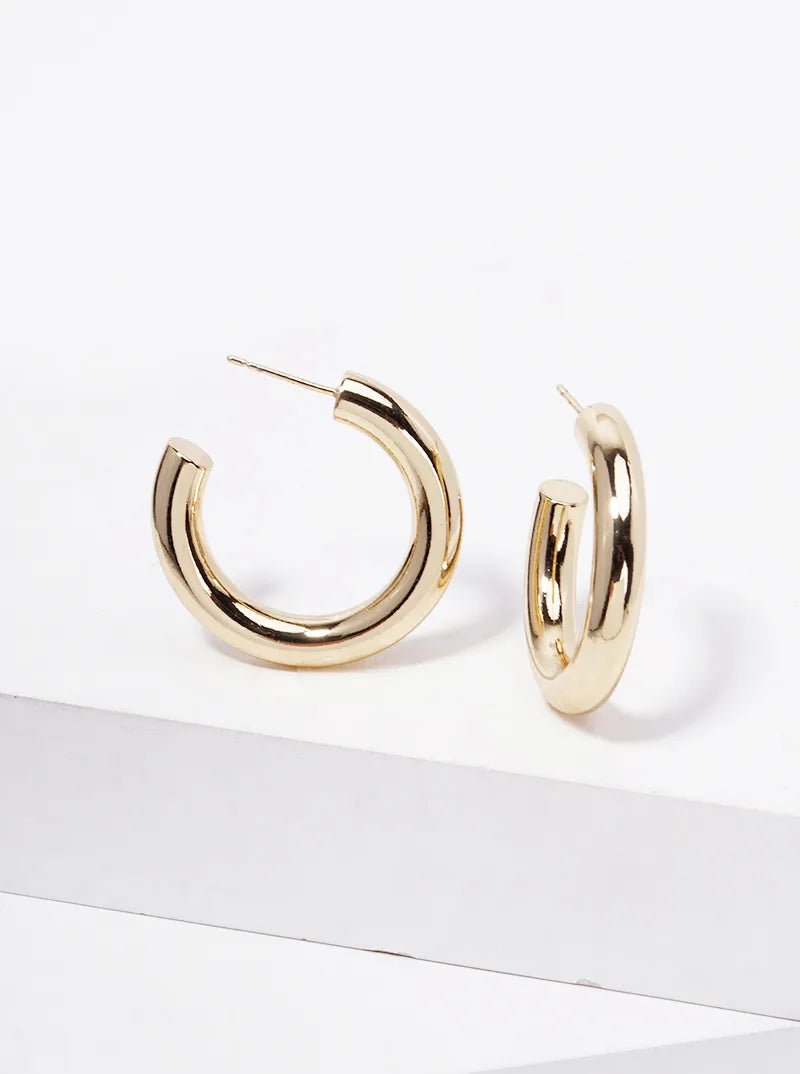 Small Gold Dipped Hoop