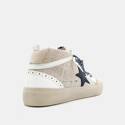Beige Canvas Paulina Sneaker-by Shu Shop