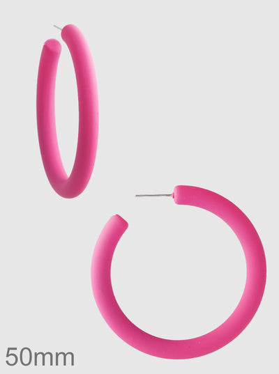 Large Colored Hoops